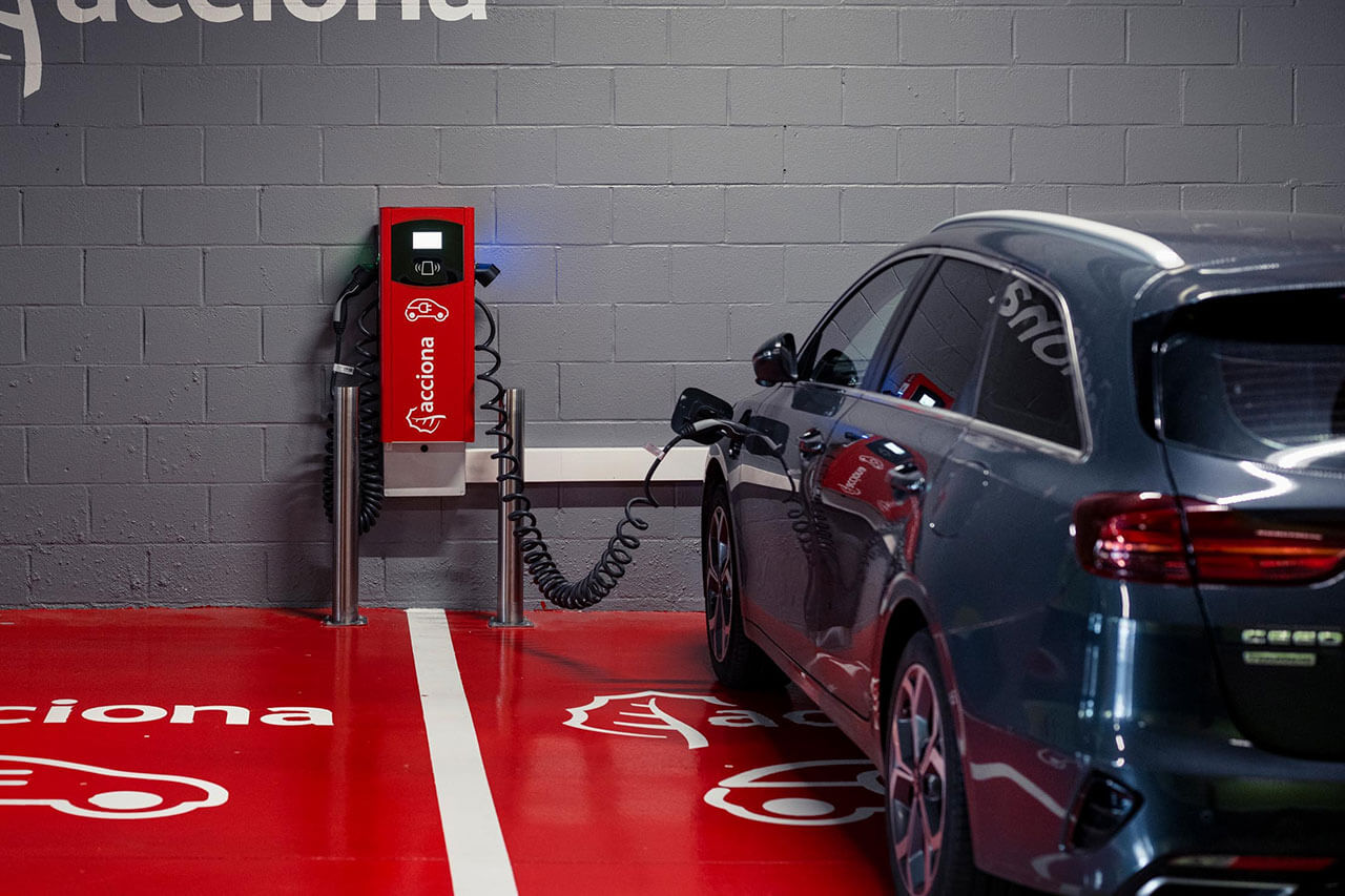 Imagen de punto de carga eléctrica